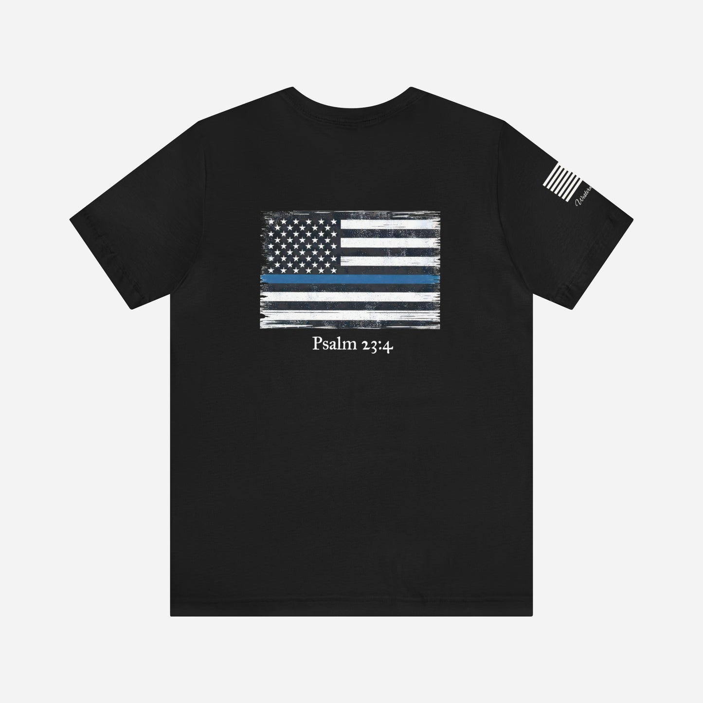 Thin Blue Line Psalm 23:4 - Tee