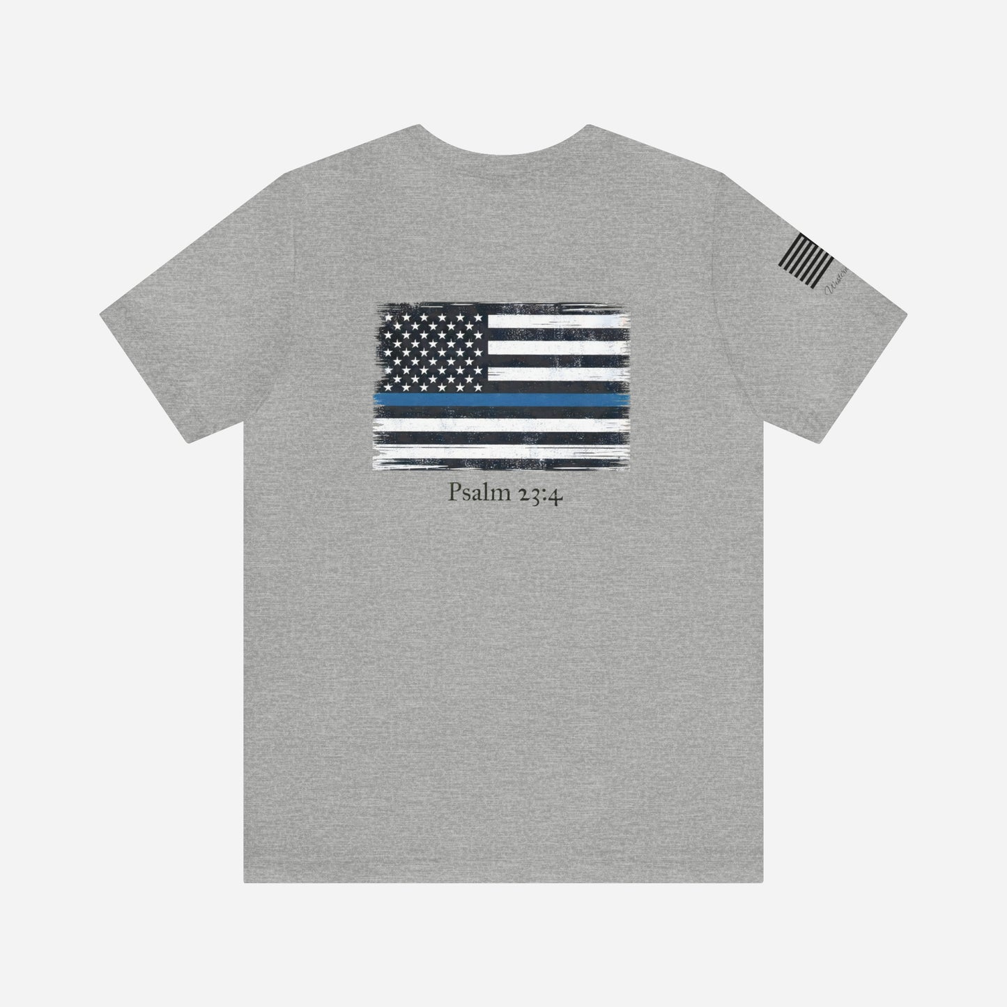 Thin Blue Line Psalm 23:4 - Tee