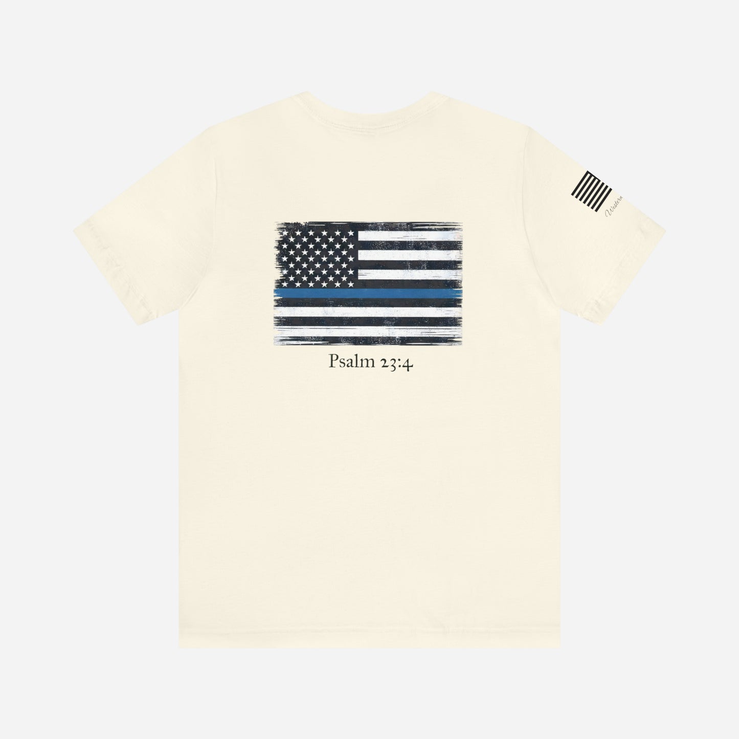 Thin Blue Line Psalm 23:4 - Tee